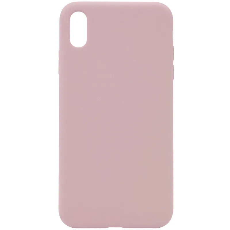 Чохол Silk Full Protective (AA) NO LOGO для Apple iPhone XS (5.8") – Рожевий / Pink Sand. Фото 1 з 3