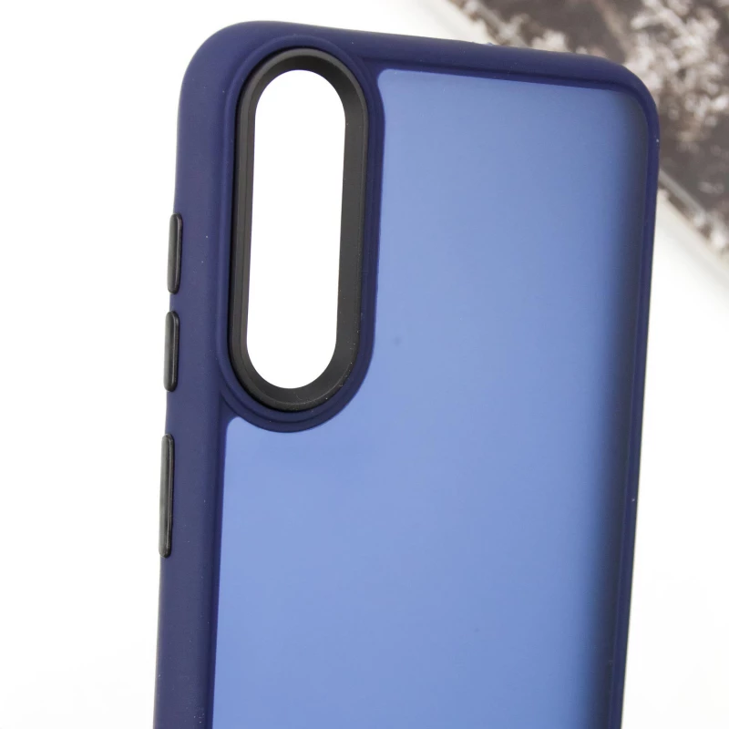 Чохол TPU+PC Lyon Frosted на Samsung Galaxy A50 (A505F) / A50s / A30s – Синій / Navy Blue. Фото 10 з 12