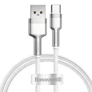 Дата кабель Baseus Cafule Metal Data USB to Type-C 66W (1m) (CAKF00010) фото 1 з 5