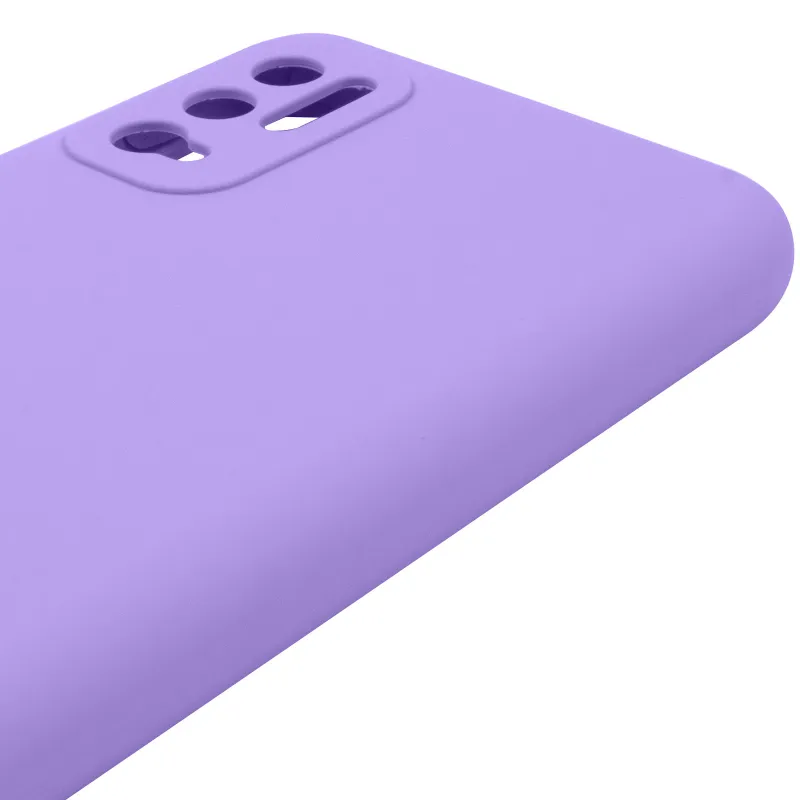 Чехол Silicone Case Lakshmi Premium з закритою камерою на Xiaomi Redmi Note 10 5G – Сиреневый / Dasheen. Фото 5 из 6