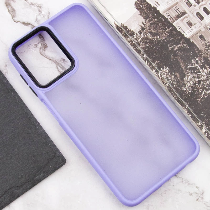 Чохол TPU+PC Lyon Frosted на Motorola Moto G14 – Purple. Фото 4 з 6