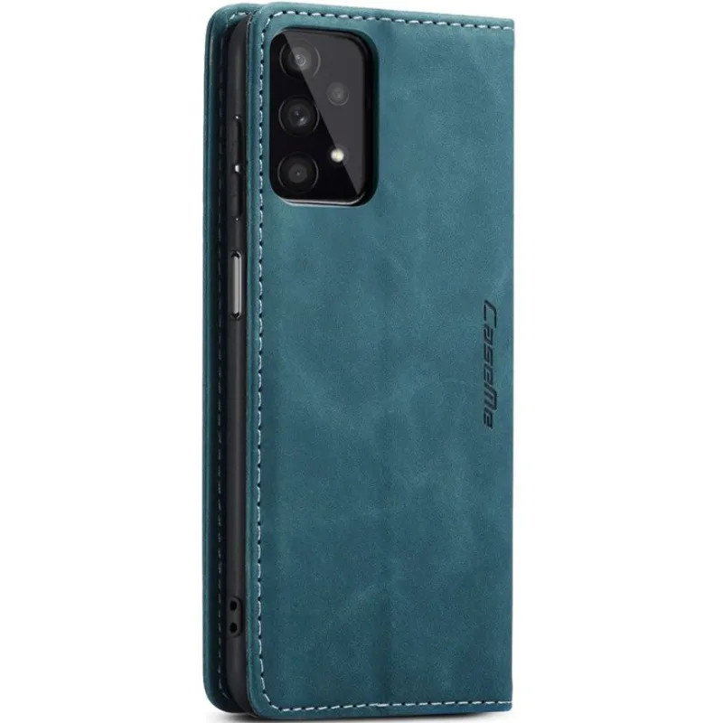 Шкіряний чохол-книжка CaseMe Velvet Nubuck для Samsung Galaxy A32 (A326B) 5G – Green. Фото 4 з 6