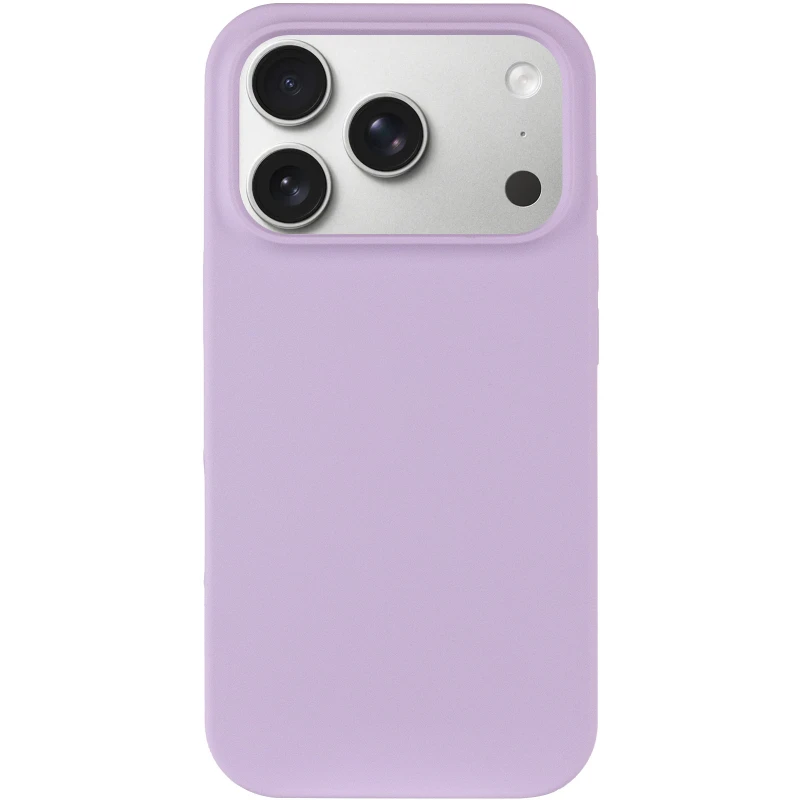 Чохол з закритим низом Silicone Case на Apple iPhone 17 Pro Max (6.9") – Бузковий / Lilac. Фото 4 з 8