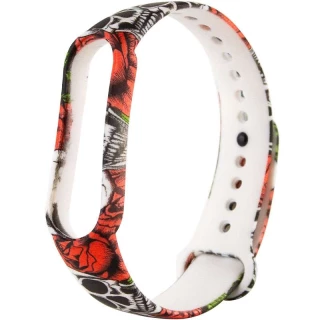 Силіконовий ремінець з малюнком для Xiaomi Mi Band 6 фото 1 з 3