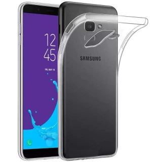 Ультратонкий силиконовый чехол 1,5 мм для Samsung J600F Galaxy J6 (2018) фото 1 из 1