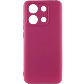 Чехол Silicone Cover Ummi Lakshmi Full Camera (AA) для Xiaomi Poco C71 — Бордовый / Marsala