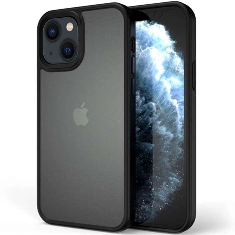 TPU+PC з металевими кнопками на Apple iPhone 13 mini (5.4") – Чорний / Black. Фото 1 з 5