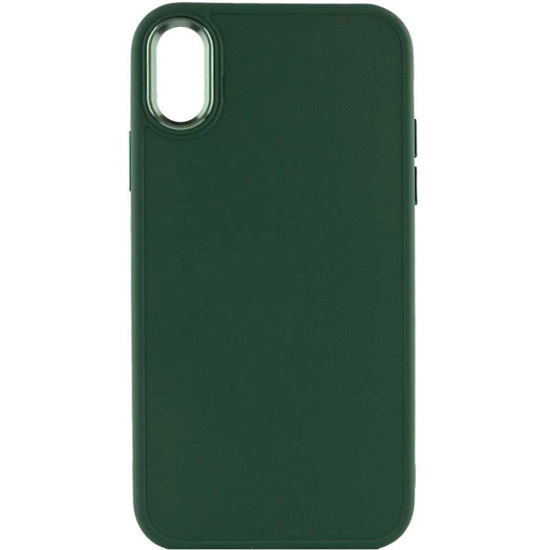 

TPU чехол Bonbon с металлическими кнопками для Apple iPhone XR (6.1") (Зеленый / Army green), Зелений / army green