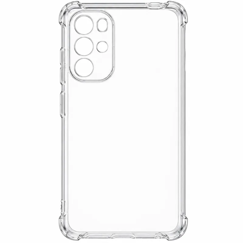 Ультратонкий силіконовий чохол GETMAN з критими бортами та камерою для Nokia G22 – Безбарвний (прозорий). Фото 2 з 3