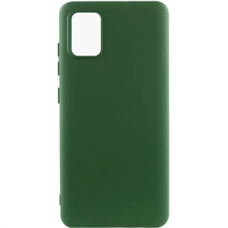 Чехол Silicone Case Lakshmi Elit для Samsung Galaxy A31 — Зеленый / Dark green
