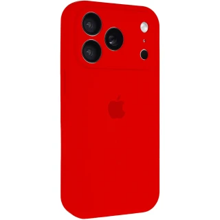 Чехол Silicone Case с защитой камеры для Apple iPhone 17 Pro (6.3") фото 1 из 6