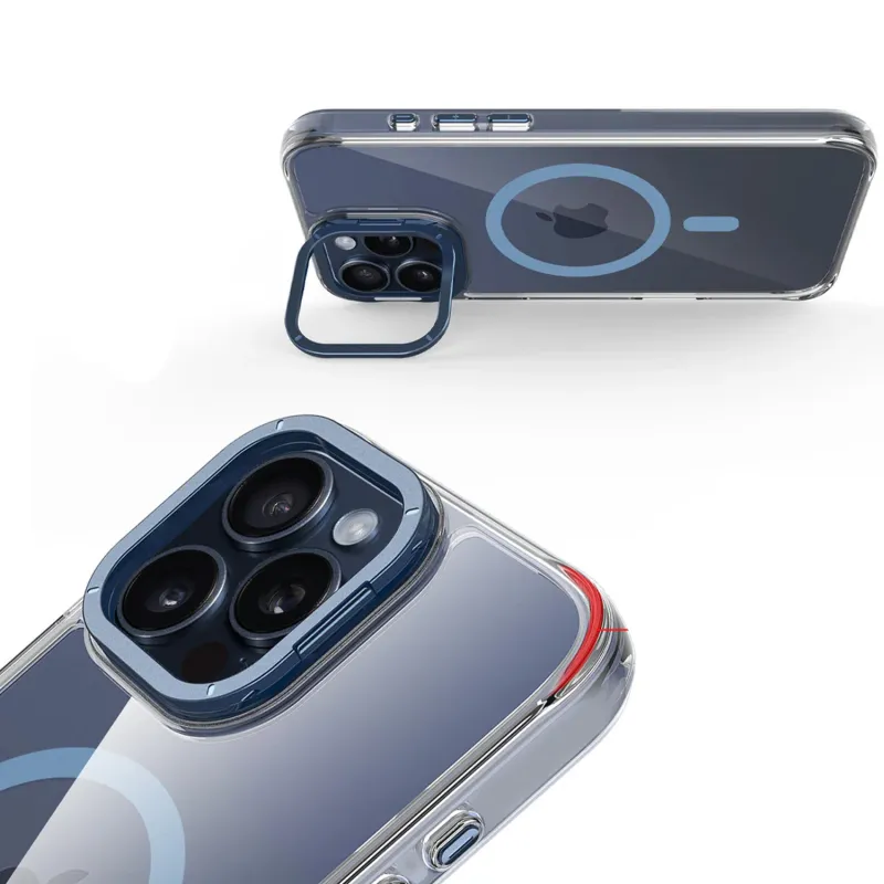 Чохол TPU Space Case Apex with Magnetic Fit для Apple iPhone 15 Pro (6.1") – Синій / Navy Blue. Фото 4 з 8