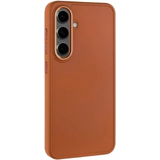 TPU чохол Bonbon з металевими кнопками на Samsung Galaxy S23 — Помаранчевий / Papaya