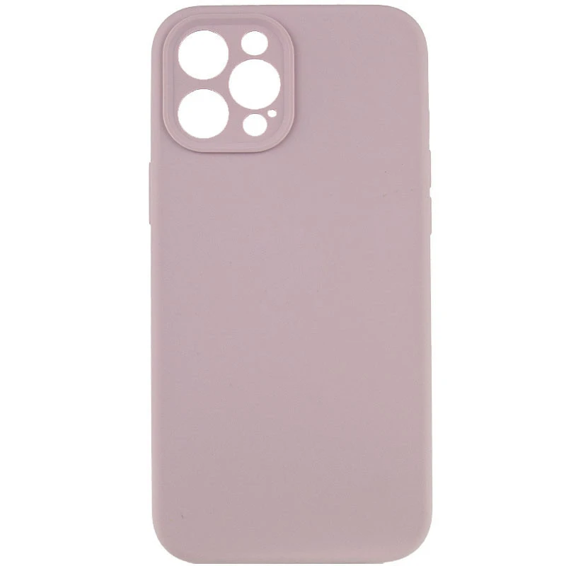 Чохол Silk Full Camera Protective (AA) NO LOGO для Apple iPhone 12 Pro Max (6.7") – Сірий / Lavender. Фото 1 з 6