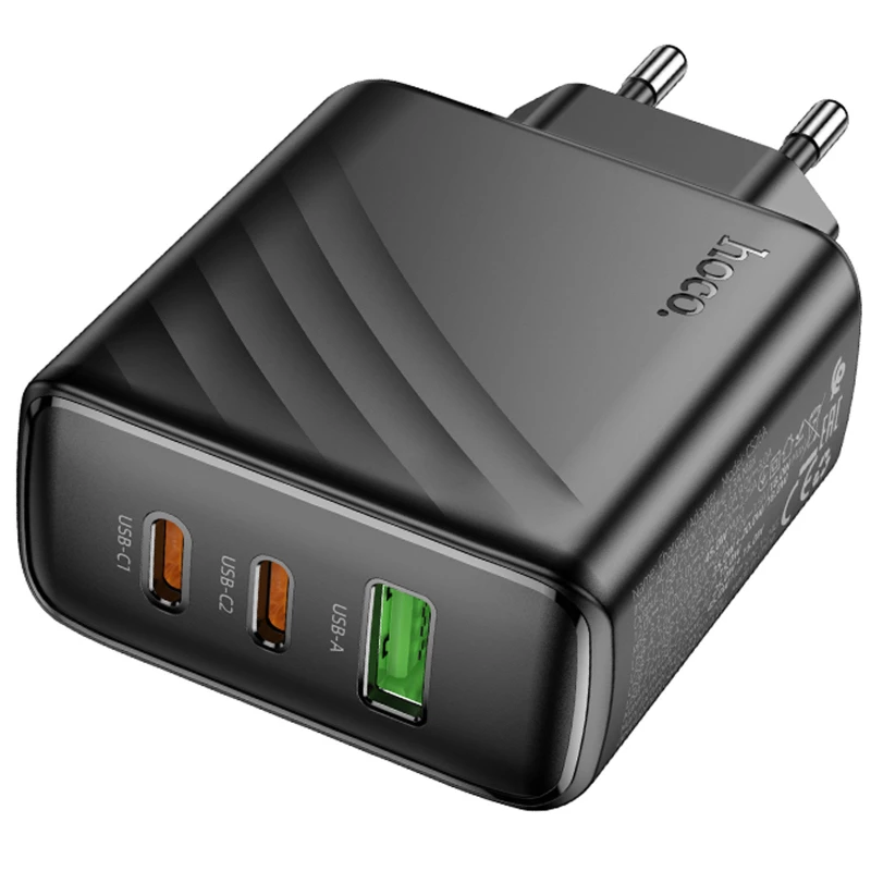 МЗП Hoco CS26A Article PD45W (1USB-A/2C) – Black. Фото 2 з 7