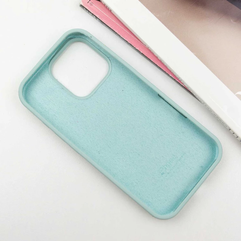 Чохол Silicone Case з закритим низом на Apple iPhone 16 Pro – Бірюзовий / Beryl. Фото 5 з 11