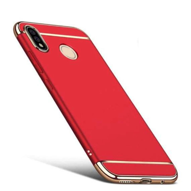 

Пластикова накладка з хромом на Huawei P Smart+ (nova 3i) (Червоний)