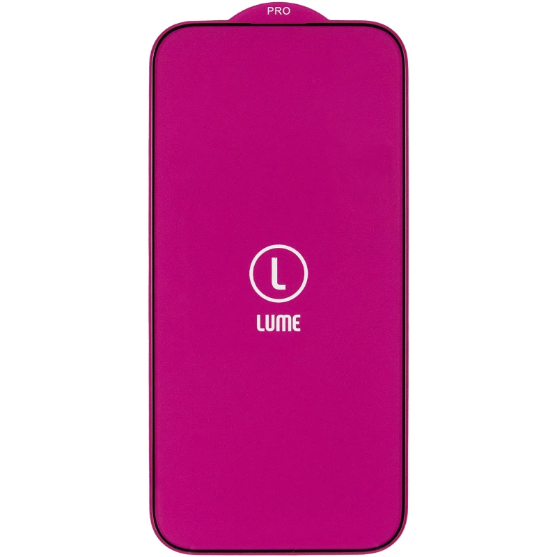Защитное 3D стекло LUME Protection для Apple iPhone 14 Pro (6.1") – Черный. Фото 4 из 10