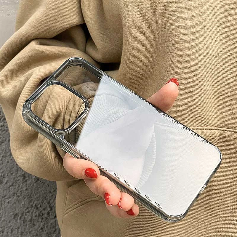 Ребристий силіконовий чохол на Apple iPhone 14 Pro (6.1") – Black. Фото 3 з 3