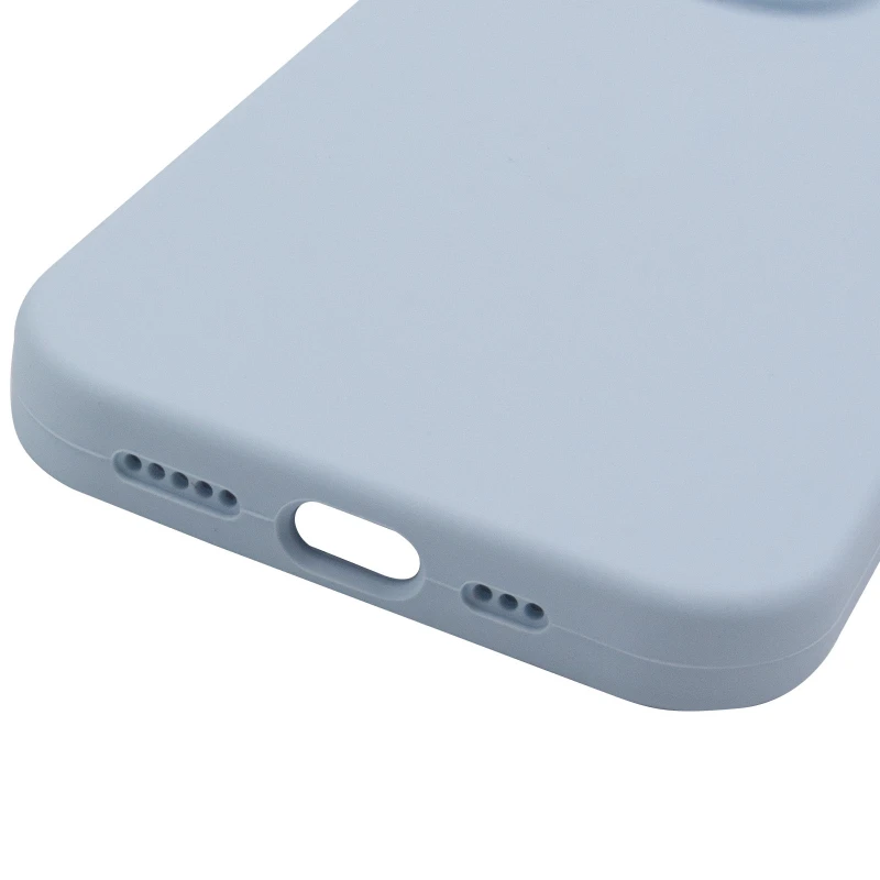Чехол Silk Full Camera Protective (AA) NO LOGO для Apple iPhone 15 Pro (6.1") – Голубой / Sweet Blue. Фото 9 из 12