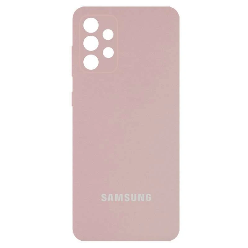 

Чохол Silicone Case з закритим низом та захистом камери на Samsung Galaxy A33 5G (Рожевий / Pink Sand)