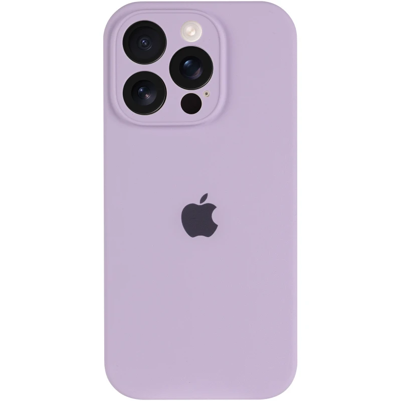 Чехол Silicone Case с защитой камеры для Apple iPhone 14 Pro Max (6.7") – Сиреневый / Lilac. Фото 5 из 13