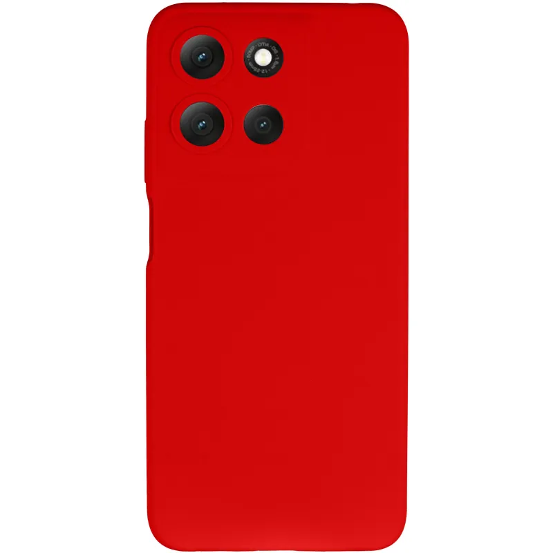 Чехол Silicone Case Lakshmi Premium з закритою камерою на Motorola Moto G15 4G – Красный / Red. Фото 3 из 6
