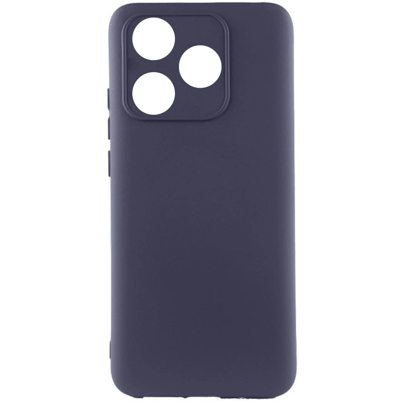 Чохол Silicone Case Lakshmi Premium із закритою камерою для TECNO Spark 10 – Сірий / Dark Gray. Фото 1 з 4