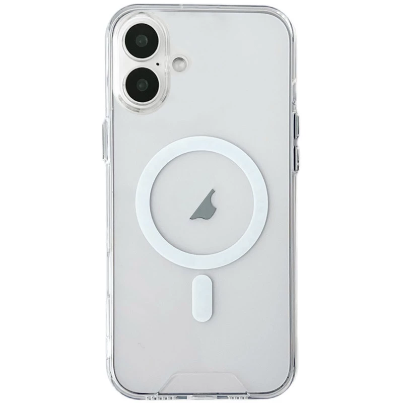 

Силіконовий чохол Space Case з MagSafe на Apple iPhone 16 Plus (Прозорий)