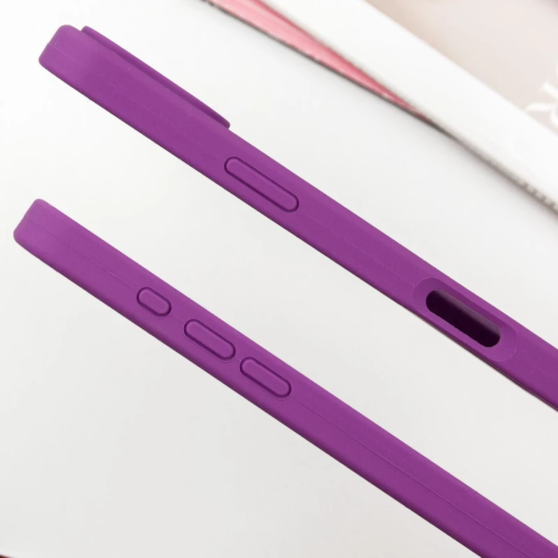 Чохол Silicone Case з закритим низом на Apple iPhone 16 – Фіолетовий / Grape. Фото 4 з 8