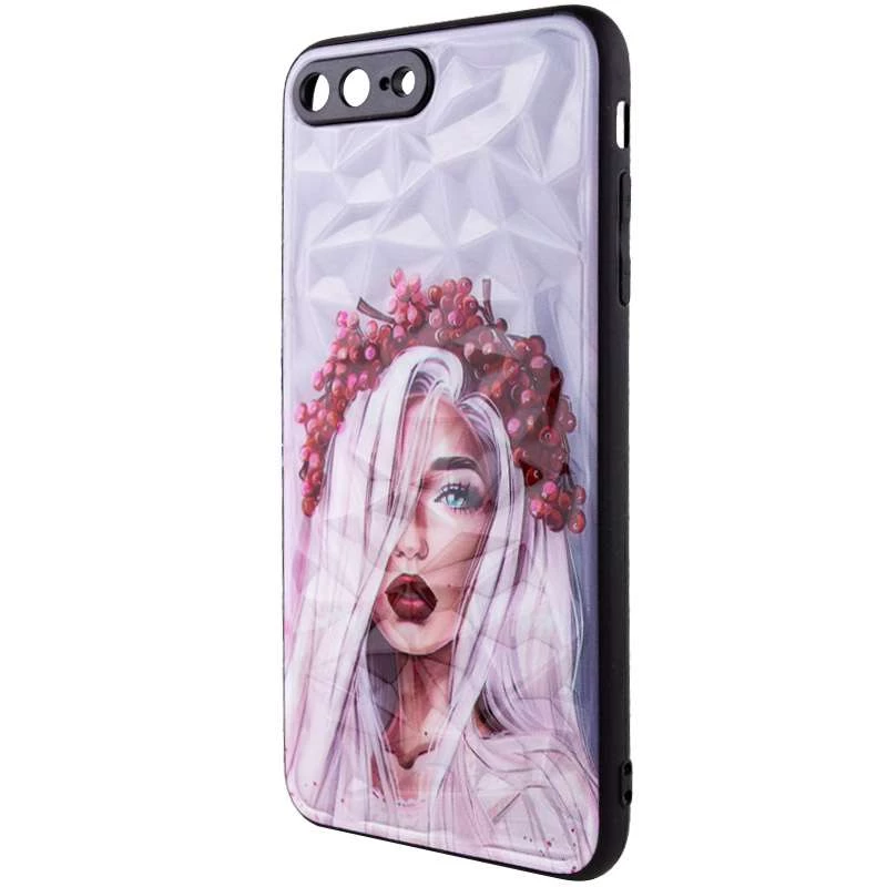 Стеклянный чехол Prisma Ladies на Apple iPhone 7 plus / 8 plus – Ukrainian Girl. Фото 4 из 7