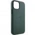Кожаный чехол Silicone Case Premium с MagSafe для Apple iPhone 14 Plus (6.7") – Forest Green. Фото 3 из 8