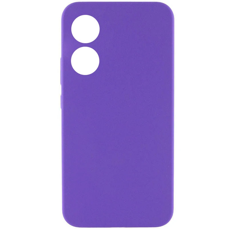 Чохол Silicone Case Lakshmi Premium із закритою камерою для Oppo A58 4G – Фіолетовий / Amethyst. Фото 1 з 3