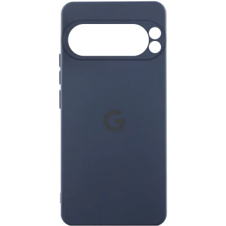 Чохол Silicone Case Lakshmi Premium L з закритою камерою на Google Pixel 9 Pro XL — Темно-синій / Midnight blue