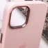 Чехол Silicone Case с металлическими кнопками для Apple iPhone 14 (6.1") – Розовый / Chalk Pink. Фото 9 из 9