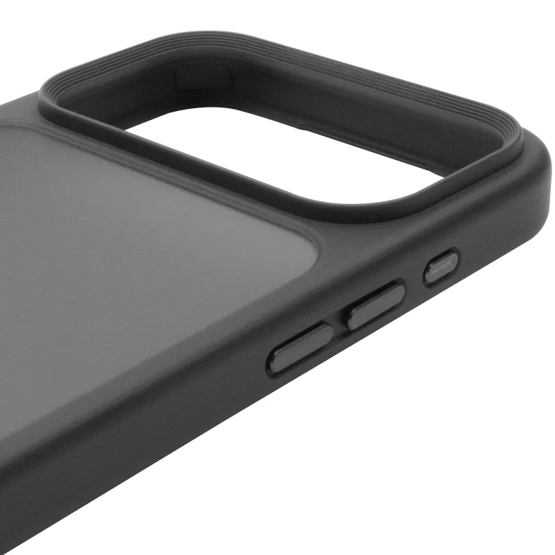 TPU+PC з металевими кнопками на Apple iPhone 17 Pro Max (6.9") – Чорний / Black. Фото 6 з 7