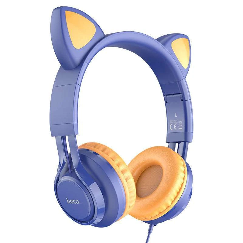 

Наушники Hoco W36 Cat ear (Midnight Blue)