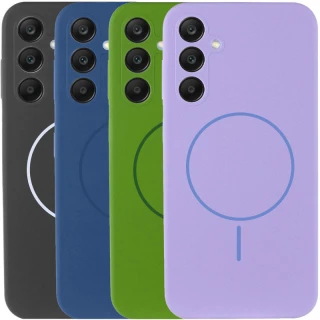 Чехол Silicone Cover Lakshmi Full Camera (AA) with Magnetic Fit для Samsung Galaxy S24 FE фото 1 из 3