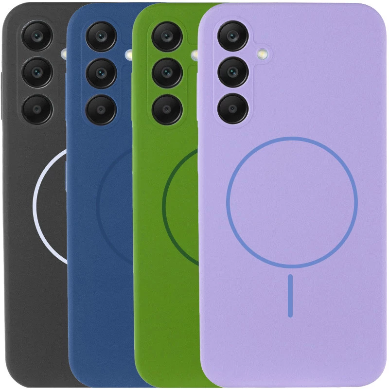 Силіконовий чохол Lakshmi MagFit з захистом камери для Samsung Galaxy S24 FE фото 2 з 3