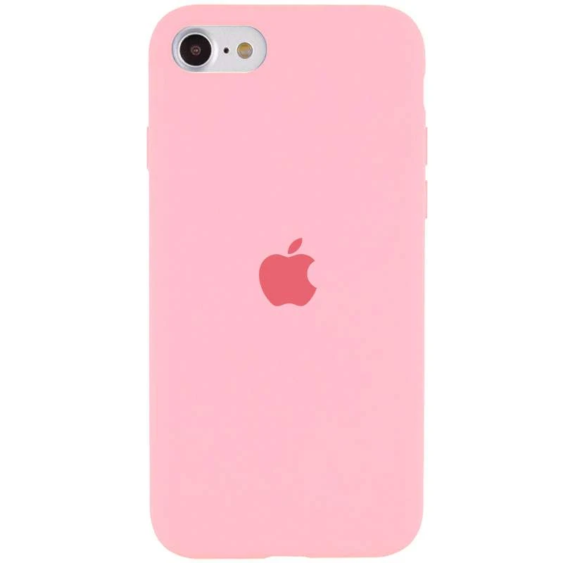 Чохол Silicone Case з закритим низом на Apple iPhone SE (2020) – Рожевий / Pink. Фото 1 з 1