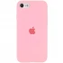 Чохол Silicone Case з закритим низом на Apple iPhone SE (2020) – Рожевий / Pink. Фото 1 з 1