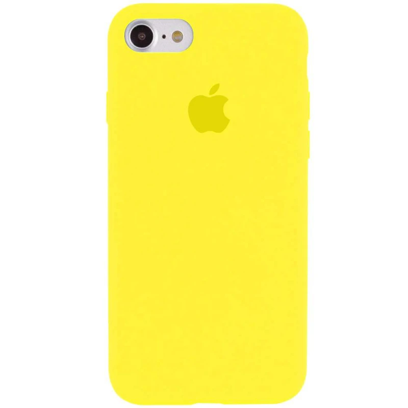 

Чехол Silicone Case с закрытым низом для Apple iPhone 6/6s (4.7") (Желтый / Neon Yellow), Жовтий / neon yellow