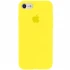 Чехол Silicone Case с закрытым низом для Apple iPhone 6/6s (4.7") – Желтый / Neon Yellow. Фото 1 из 1