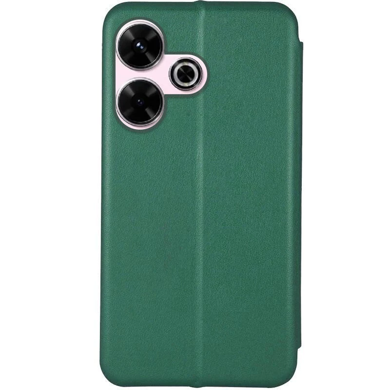 Чехол-книжка классический для Xiaomi Redmi 13 4G – Зеленый. Фото 2 из 5