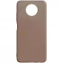 Кольоровий силіконовий чохол на Xiaomi Redmi Note 9 5G / Note 9T – Коричневий. Фото 1 з 1