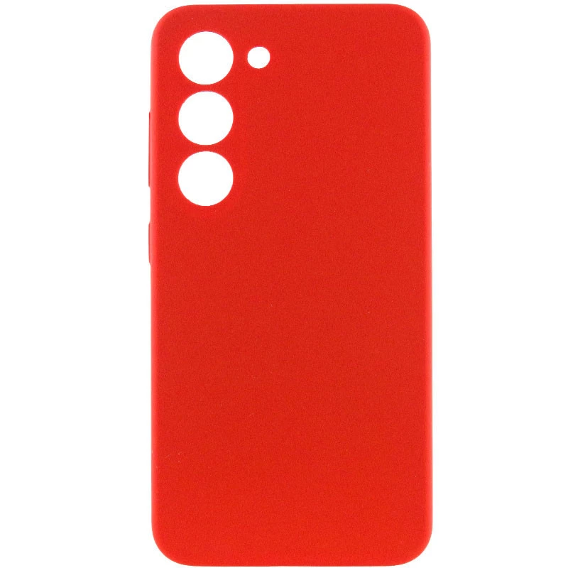 Чохол Silicone Case Lakshmi з закритою камерою на Samsung Galaxy S23 – Червоний / Red. Фото 4 з 22