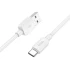 Дата кабель Hoco X96 Hyper USB to Type-C 27W (1m) – White. Фото 3 из 5