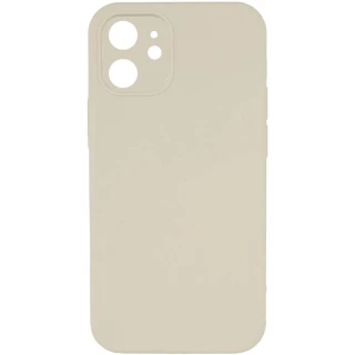Чехол Silicone Case Square L с защитой камеры для Apple iPhone 11 (6.1") — Бежевый / Antigue White