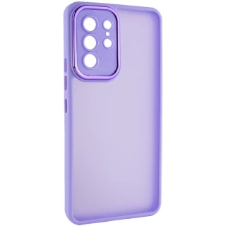 TPU+PC чохол Accent на Samsung Galaxy S23 Ultra — White / Purple