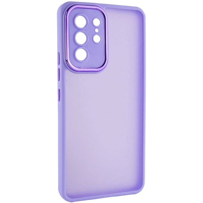 

TPU+PC чехол Accent для Samsung Galaxy S24 Ultra (White / Purple)